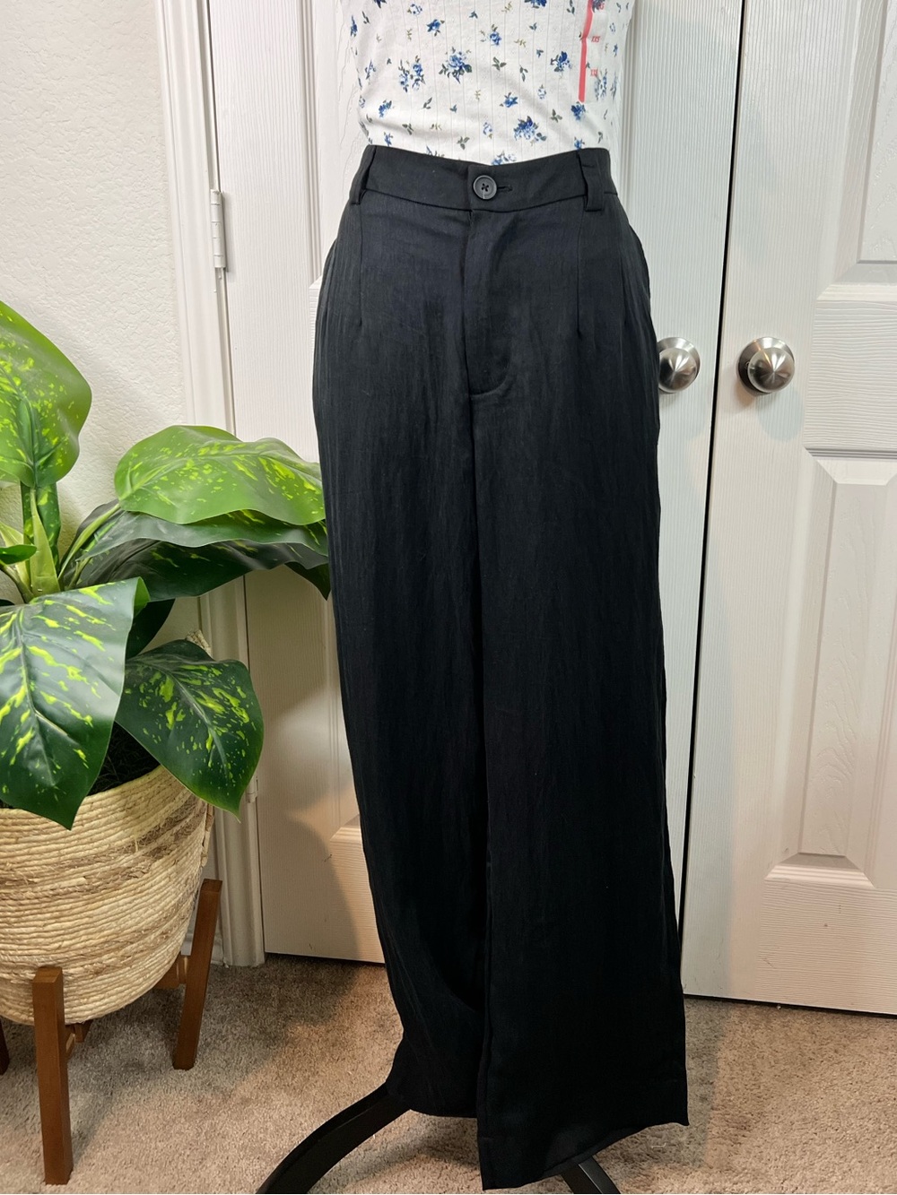 a new day Black Wide-Leg Women's Pants Size 10